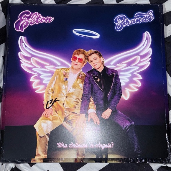 Elton John/Brandi Carlile Signed Vinyl - Picture 1 of 3